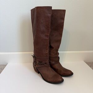 Gianni Bini Parker Leather Knee High Boots